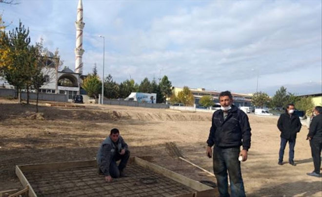 SANAYİ SİTESİNDE MİLLET BAHÇESİ YAPILIYOR