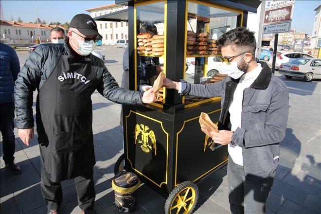 SİMİTÇİLİKTE YENİ KONSEPT (VİDEO)