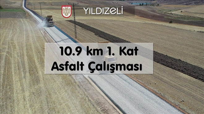 YILDIZELİ´NİN KIRSAL ALT YAPISI YENİLENDİ