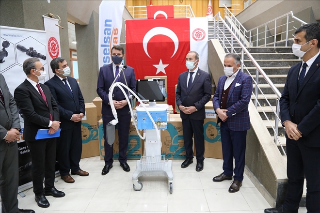 ÜNİVERSİTE´YE SOLUNUM CİHAZI DESTEĞİ