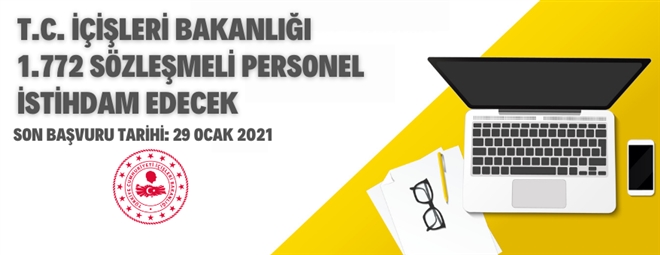 1772 sözleşmeli personel alınacak