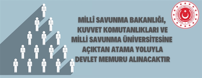 DEVLET MEMURU ALINACAK