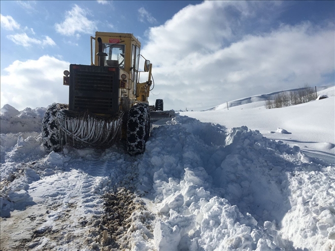 46 KÖY YOLU ULAŞIMA KAPALI (VİDEO)
