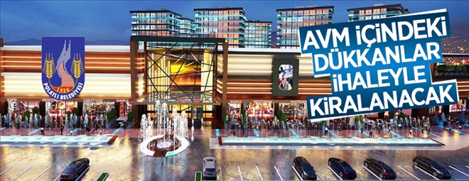 Polatlı Belediyesi´ne ait AVM içindeki 31 adet dükkan kiraya verilecek