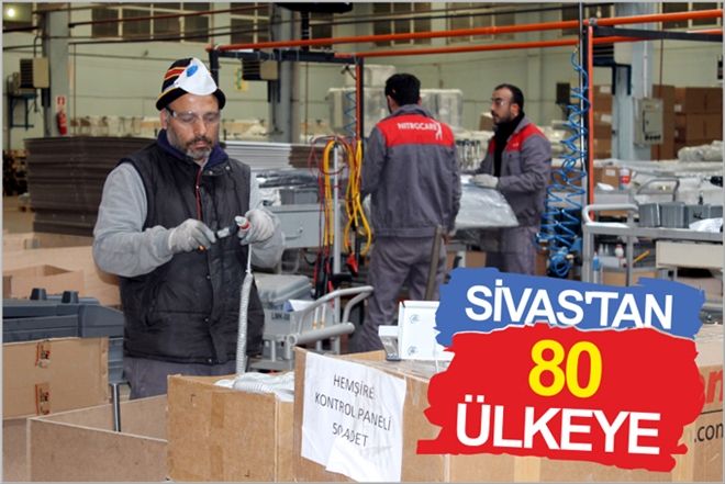 SİVAS´TAN 80 ÜLKEYE