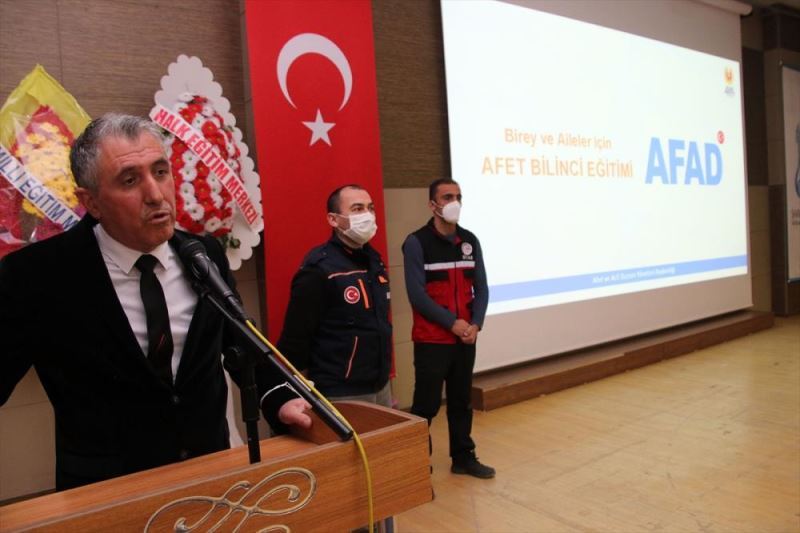 AFET BİLİNCİ EĞİTİMİ VERİLDİ