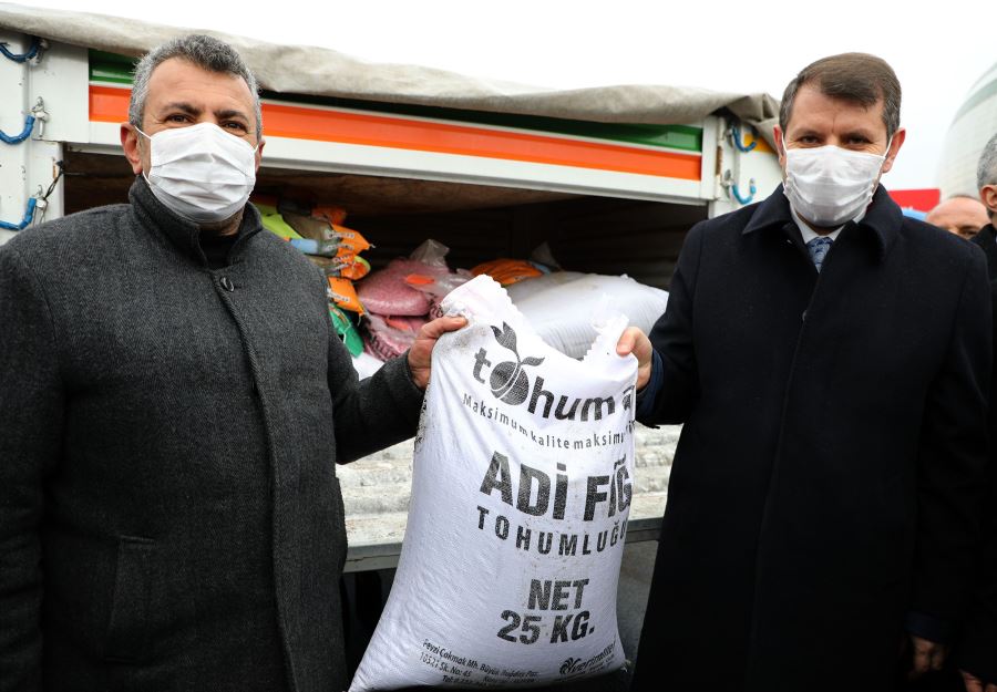 5 BİN ÇİFTÇİYE TOHUM DAĞITILDI (VİDEO)