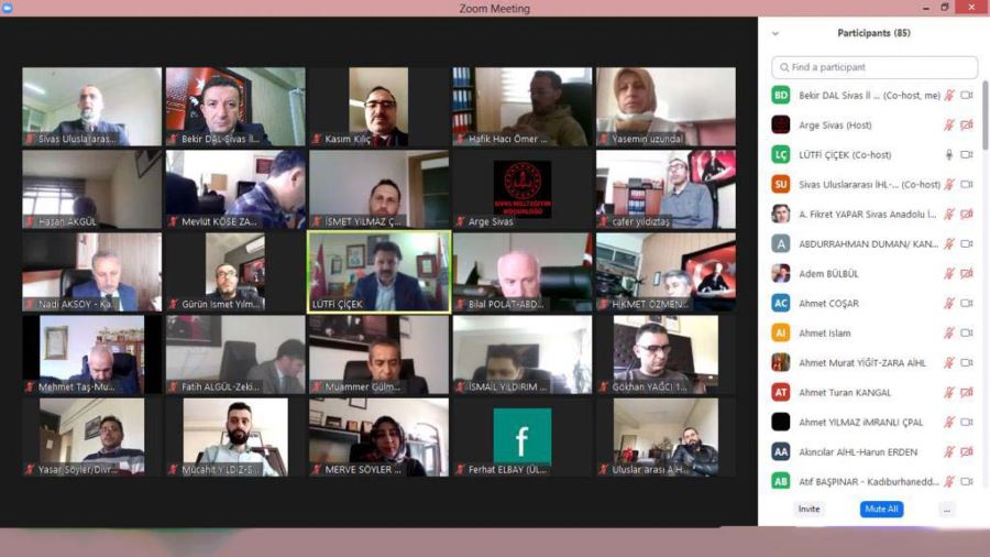 YÖNETİCİLER ONLİNE BULUŞTU