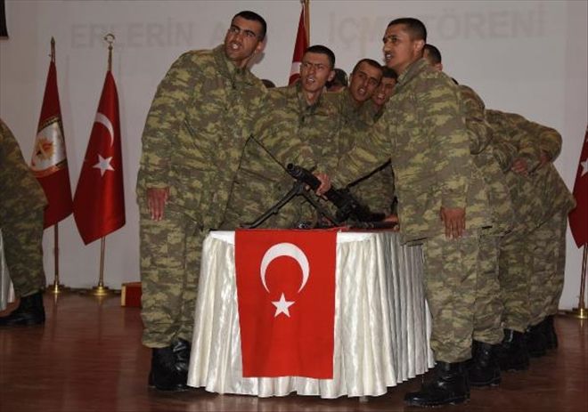 SÖZLEŞMELİ ERLER YEMİN ETTİ