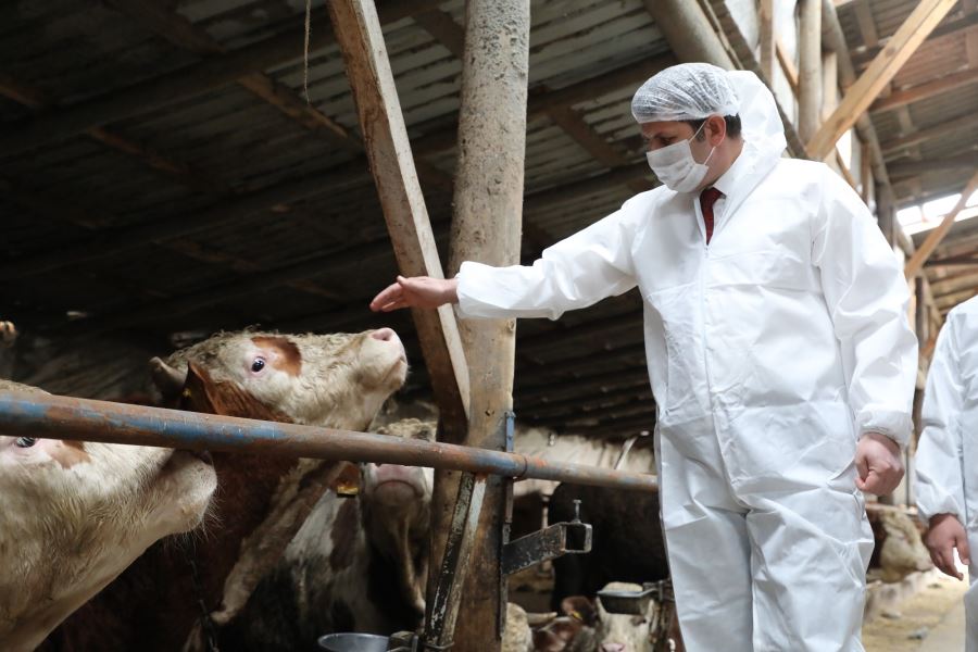 YATIRIMLARI İNCELEDİ