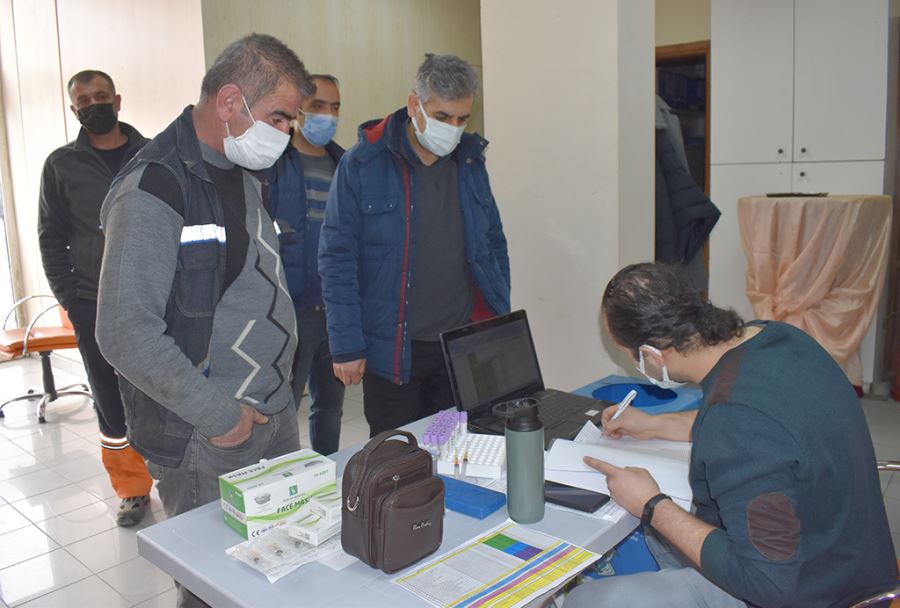 SAĞLIK TARAMASINDAN GEÇTİLER