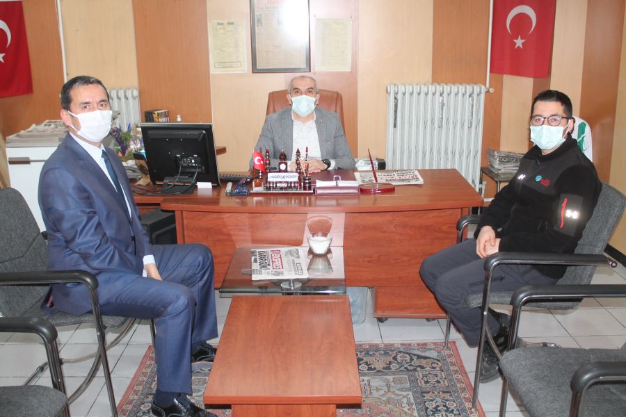 ÖZDEMİR'DEN GAZETEMİZE ZİYARET