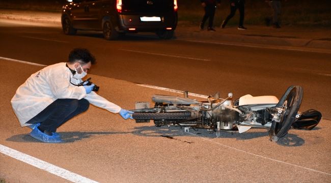 MOTOSİKLET SÜRÜCÜSÜ ÖLDÜ