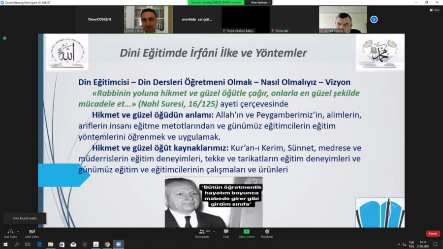 ÖĞRETMENLERE ONLİNE KONFERANS