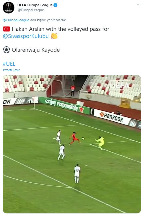 UEFA'DAN SİVASSPOR HATIRLATMASI