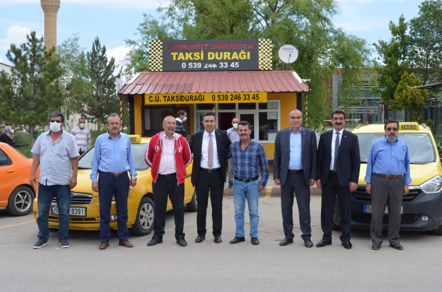 TAKSİCİ ESNAFINDAN DEMİRGİL'E DESTEK