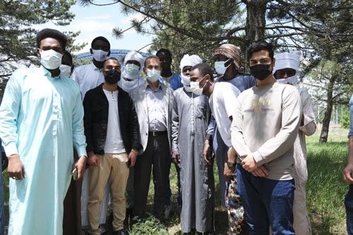 YABANCI ÖĞRENCİLERLE BİR ARAYA GELDİ --VİDEOLU--