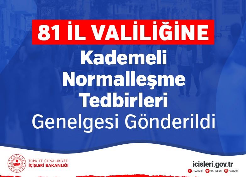 NORMALLEŞME GENELGESİ YAYINLANDI