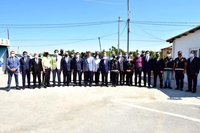 TRAFİK DENETİMLERİNE KATILDI