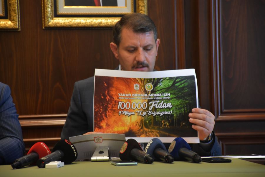 FESTİVAL YERİNE FİDAN (VİDEO)