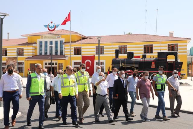 YHT İSTASYONUNU İNCELEDİLER