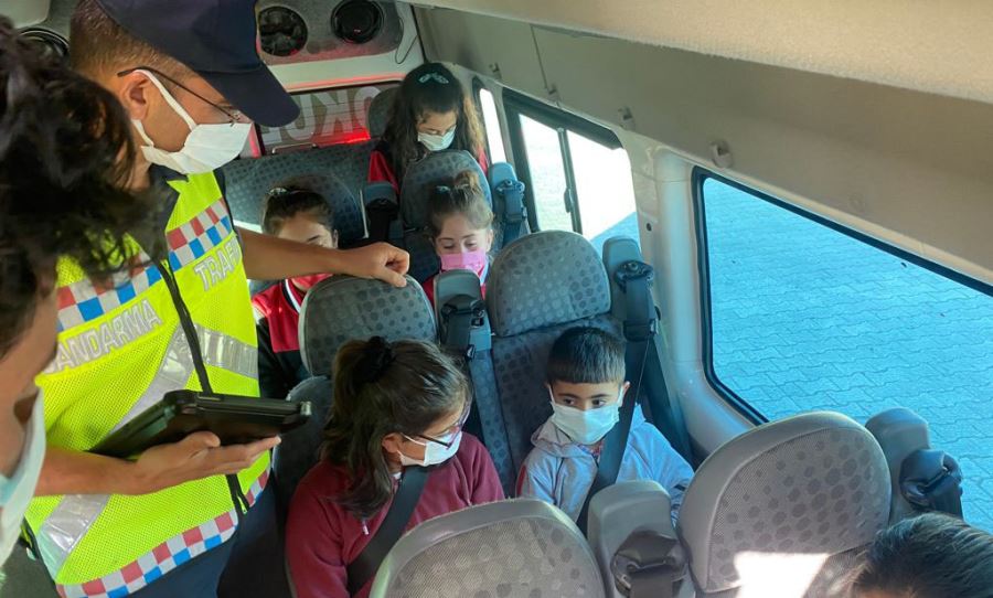 JANDARMADAN OKUL SERVİSİ DENETİMİ