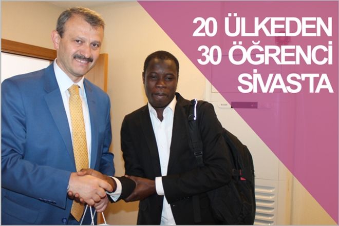 20 ÜLKEDEN 30 ÖĞRENCİ SİVAS´TA