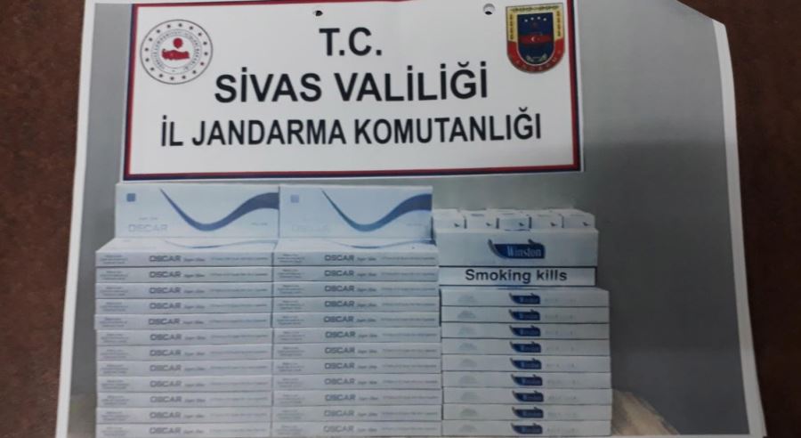 KAÇAK SİGARA ELE GEÇİRİLDİ
