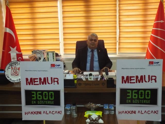 CHP'DEN EK GÖSTERGE AÇIKLAMASI