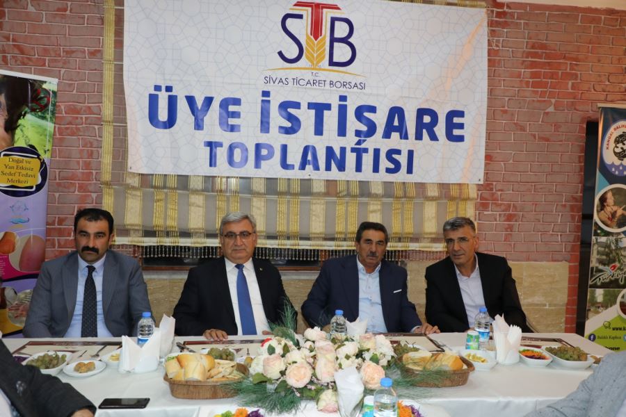 BORSA ÜYELERİ KANGAL’DA BİR ARAYA GELDİ