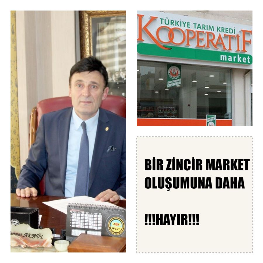 Kooperatif marketlere karşıyız