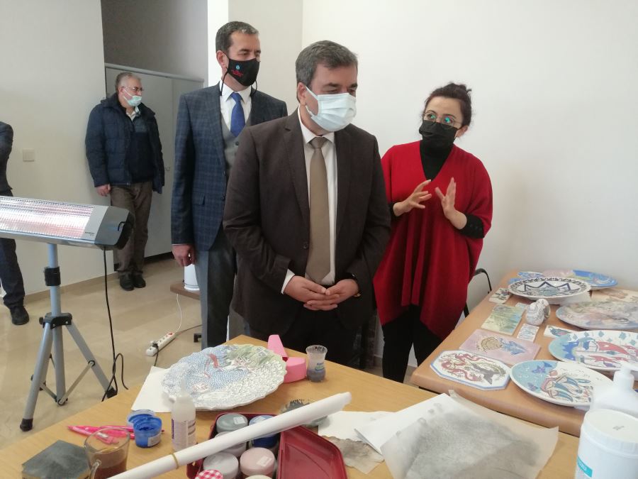 ÇALIŞMALAR HAKKINDA BİLGİ ALDI