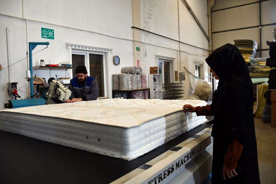 Kadın elinin değdiği fabrika Avrupa'ya ihracat yapıyor