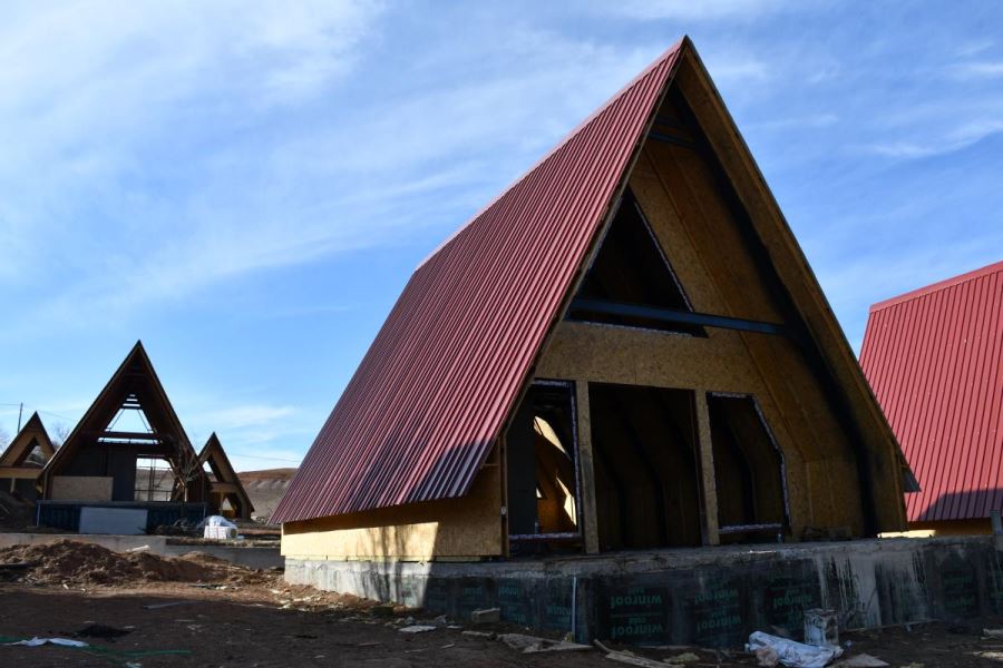 Bungalov tatil köyünde sona doğru