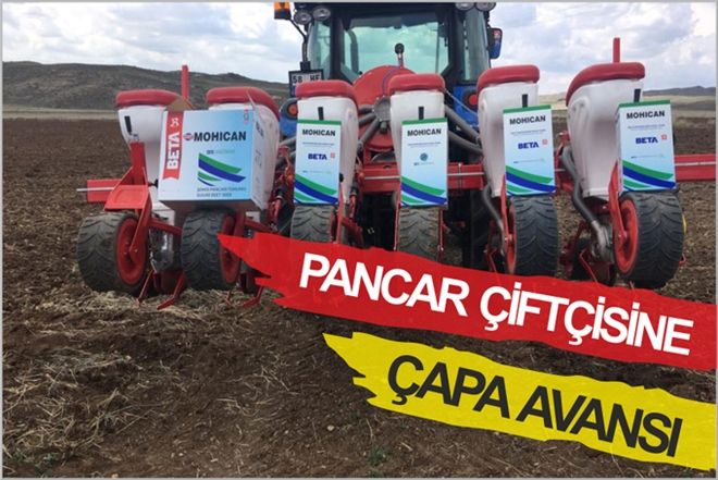 PANCAR ÇİFTÇİSİNE ÇAPA AVANSI