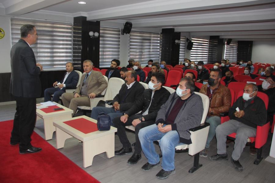 Zara'da çiftçiler bilgilendirildi