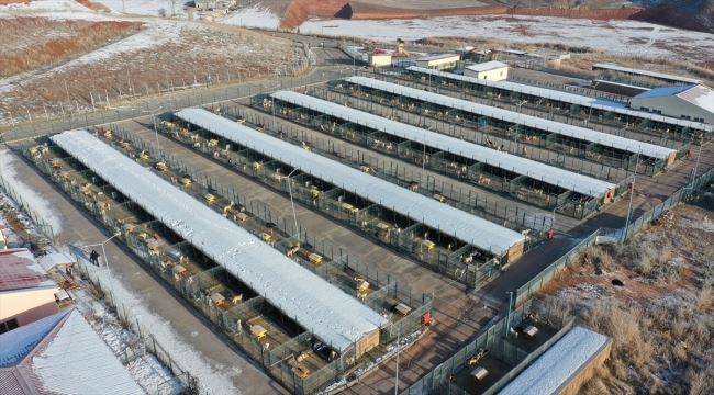 "Can dostlara" modern tesiste hizmet veriliyor