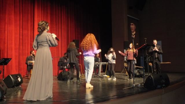 Ses sanatçıları konser verdi