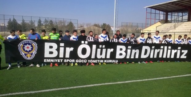 AMATÖR LİGDE TERÖRE TEPKİ