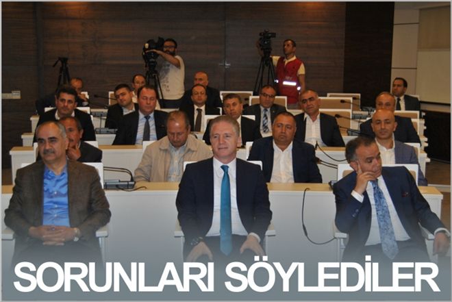 SORUNLARI SÖYLEDİLER