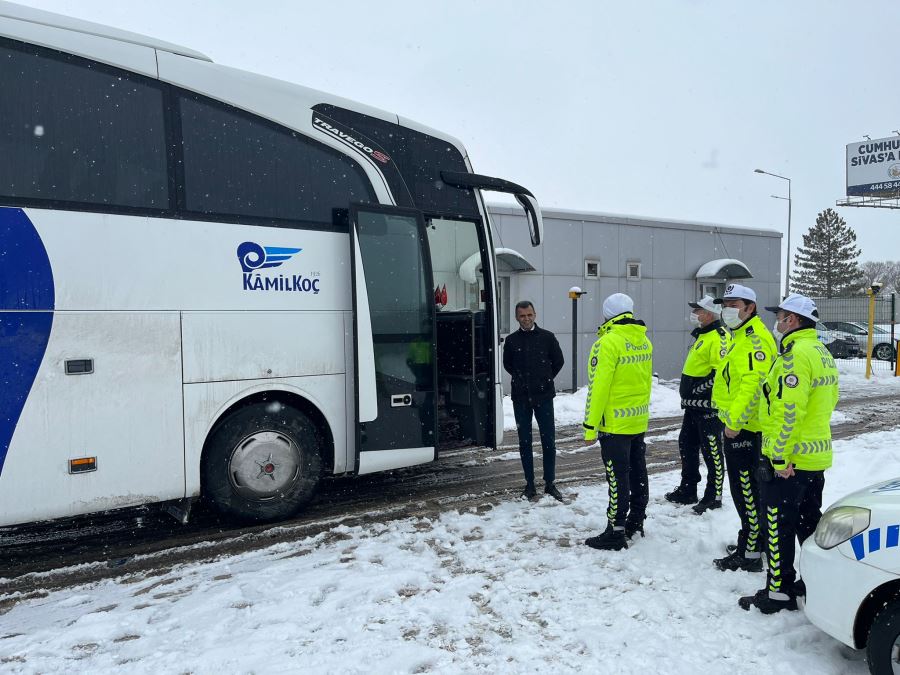 Yolcu otobüsleri denetlendi
