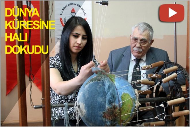 DÜNYA KÜRESİNE HALI DOKUDU