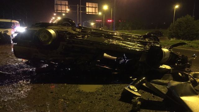 Otomobilin sürücüsü hayatını kaybetti