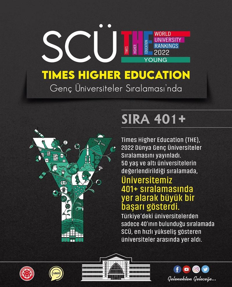 SCÜ yükselen üniversiteler arasında