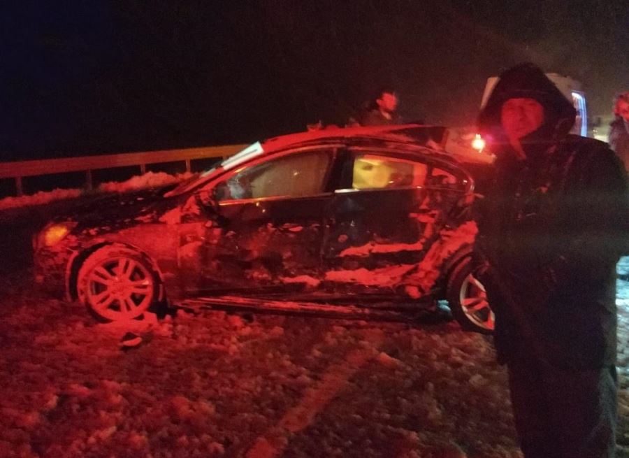 BUZLANMA KAZASI: 1 ÖLÜ, 3 YARALI