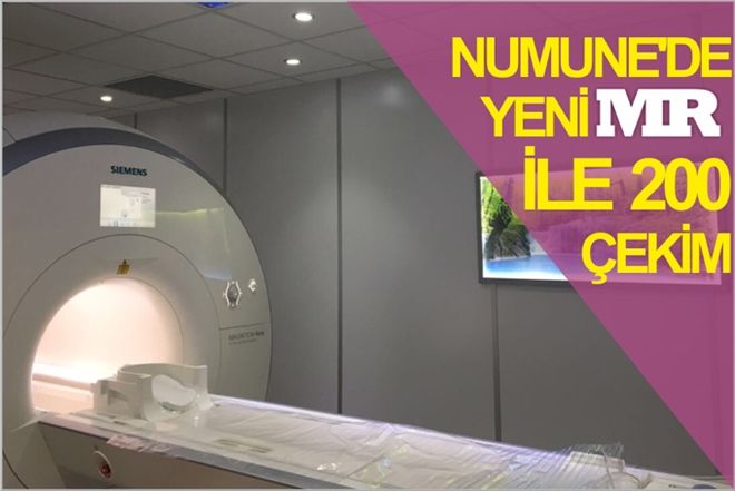 NUMUNE´DE YENİ MR İLE 200 ÇEKİM