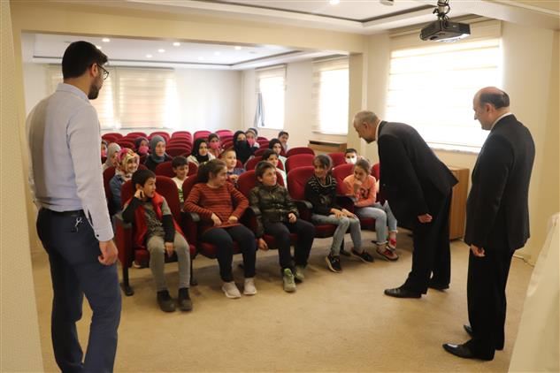 Öğrencilerden müftülüğe ziyaret