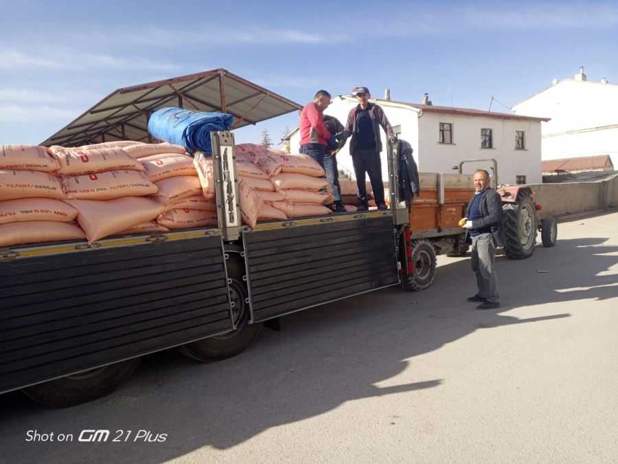 Çiftçilere gübre desteği (Video)