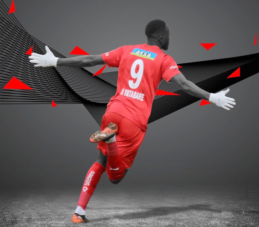 GOL YÜKÜNÜ YATABARE OMUZLADI