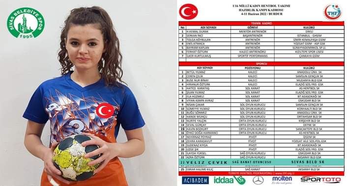 U-16 MİLLİ TAKIMINA DAVET EDİLDİ